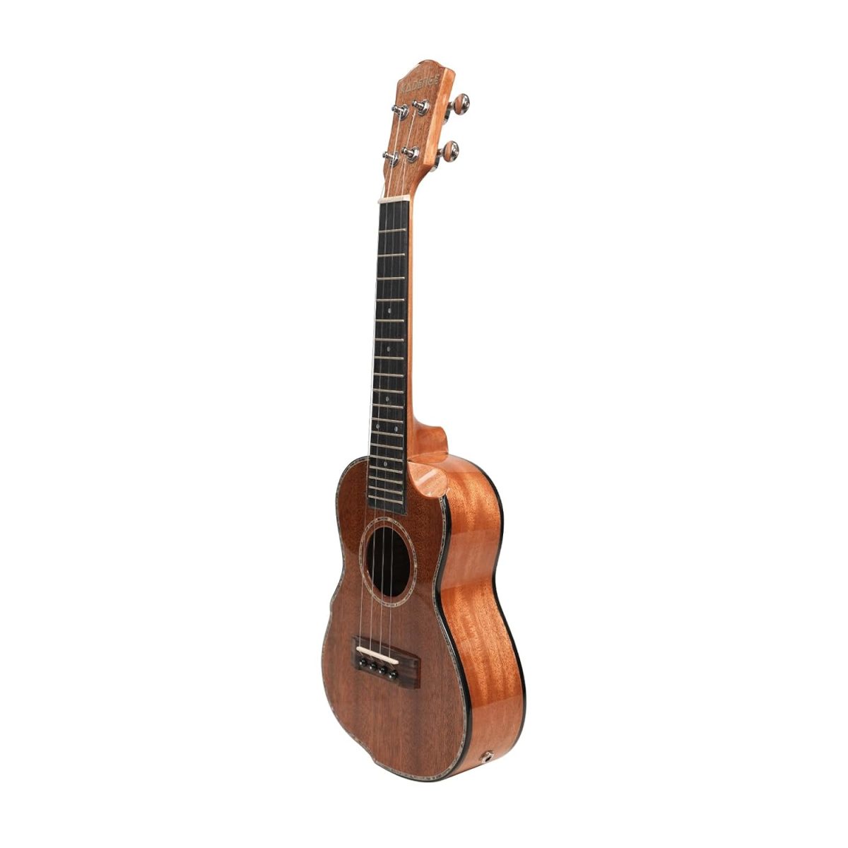 27 Kadence 24 inch Concert Ukulele (Solid Mahogany Wood) Semi Acoustic Slowhand series with Handrest, Eq, Learning course and Padded Bag (KAD-UKSH-103EQ) - Image 6