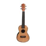 Kadence 24 inch Concert Ukulele (Solid Spruce Wood) Semi Acoustic Slowhand series with Handrest, Eq, Learning course and Padded Bag (KAD-UKSH-101EQ) - Image 6