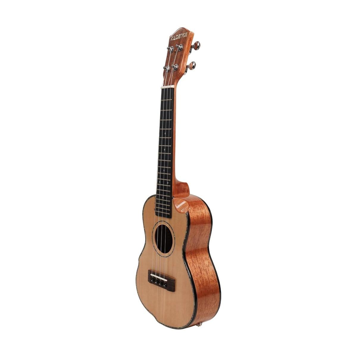 Kadence 24 inch Concert Ukulele (Solid Spruce Wood) Semi Acoustic Slowhand series with Handrest, Eq, Learning course and Padded Bag (KAD-UKSH-101EQ) - Image 2