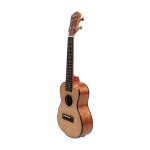 Kadence 24 inch Concert Ukulele (Solid Spruce Wood) Semi Acoustic Slowhand series with Handrest, Eq, Learning course and Padded Bag (KAD-UKSH-101EQ) - Image 2
