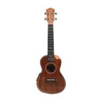 Kadence 24 inch Concert Ukulele (Solid Mahogany Wood) Semi Acoustic Slowhand series with Handrest, Eq, Learning course and Padded Bag (KAD-UKSH-103EQ) - Image 4