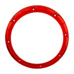 Wambooka RDRI-N Touring Series 8.75 Inch Darbuka Head Ring | Compatible with Standard Sized Synthetic or Plastic Drum Heads | Polycarbonate Build with Reinforced Smooth Edge Design