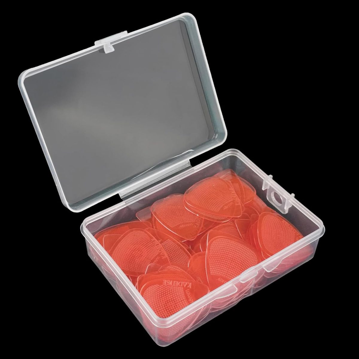 Kadence 100 Polycarbonate Guitar Picks – 0.48mm Anti-Slip Plectrums with Hostile Grip & Storage Box - Image 2