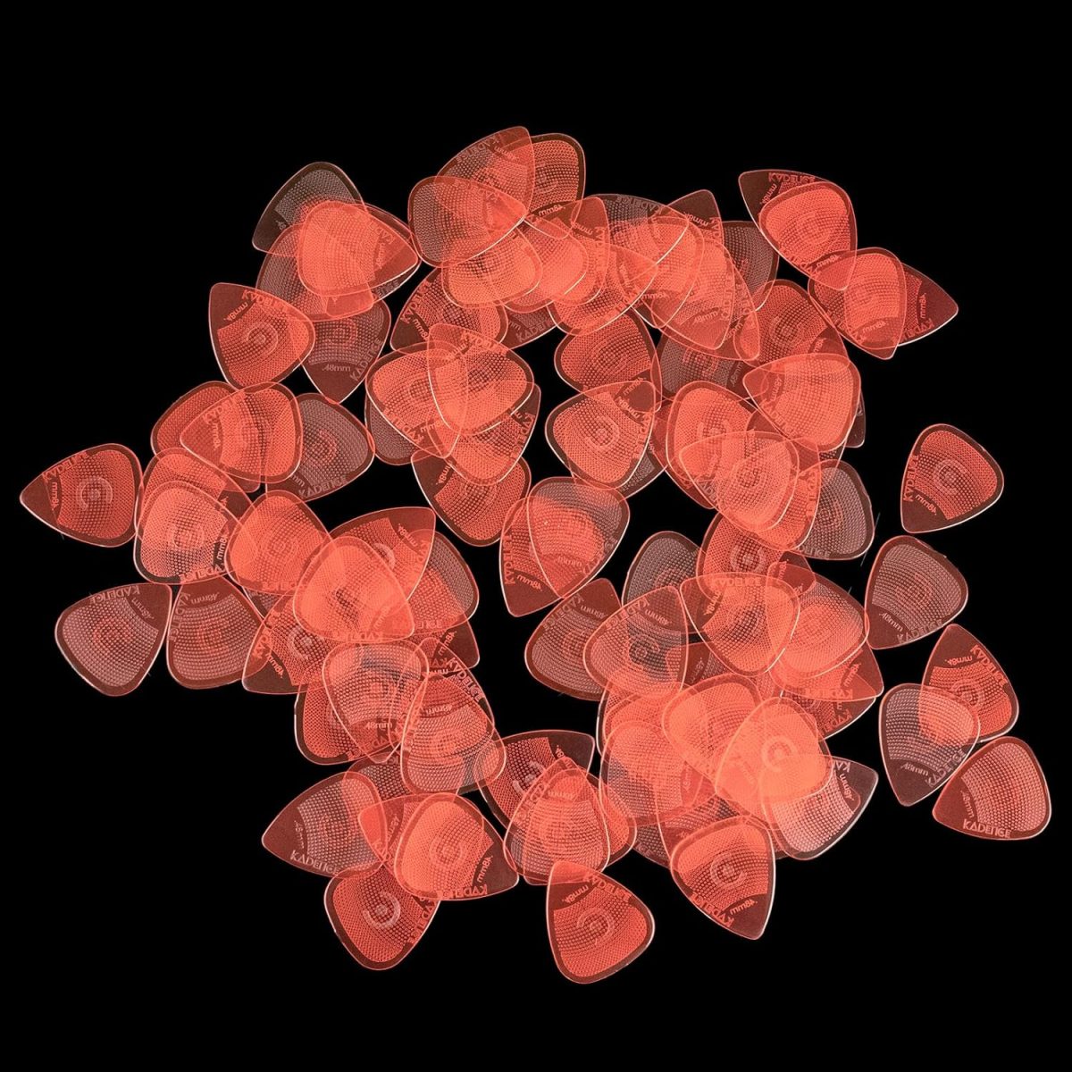 Kadence 100 Polycarbonate Guitar Picks – 0.48mm Anti-Slip Plectrums with Hostile Grip & Storage Box - Image 4