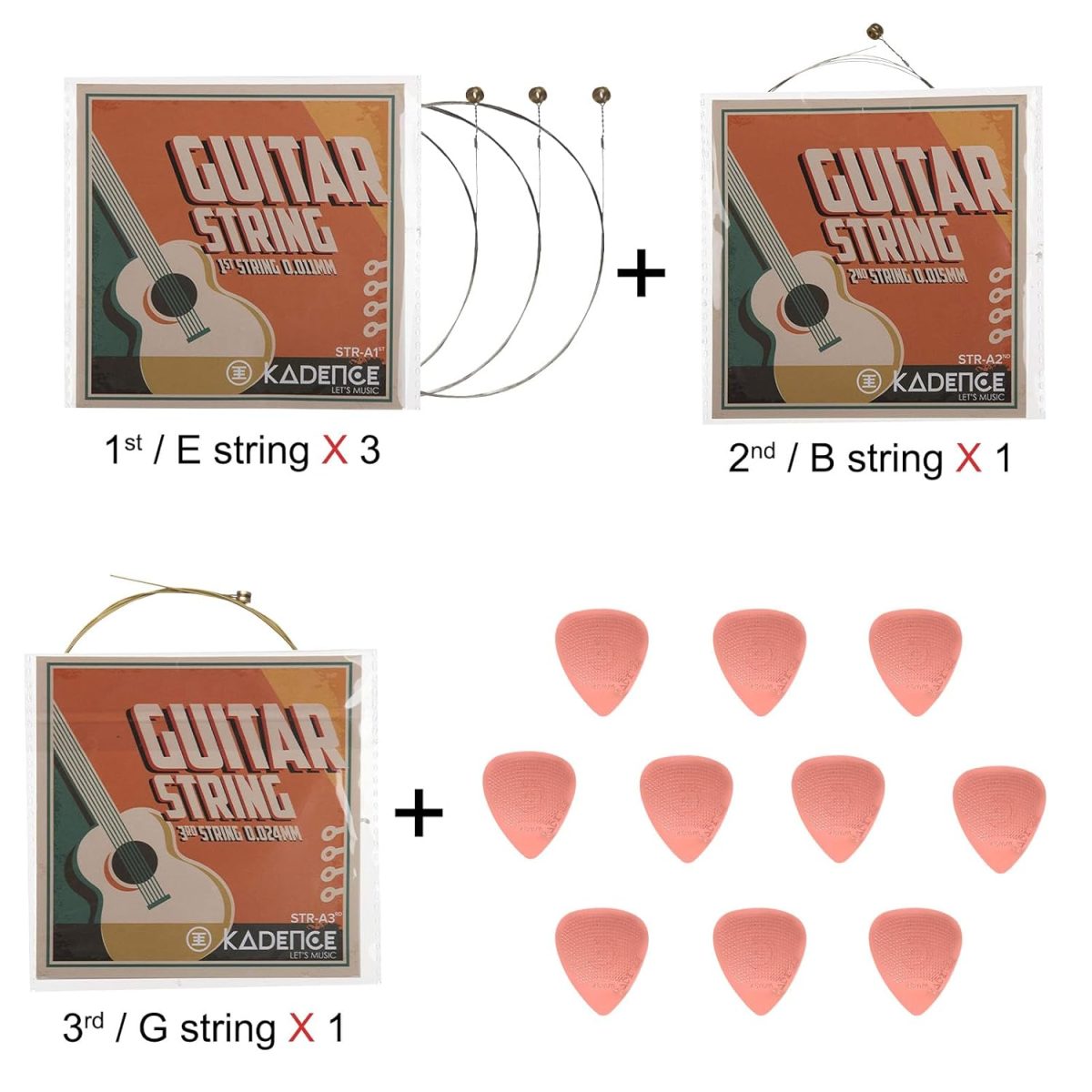 Kadence Guitar Strings Combo