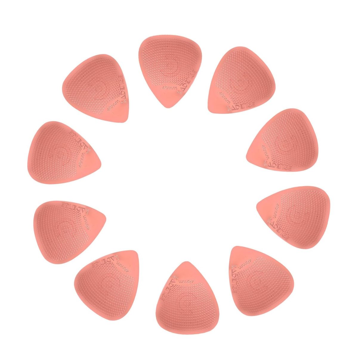 Kadence Guitar Strings and 10 picks Combo - First E string X 3nos, Second BStringX 1nos, Thrid G String X 1nos and 10 Anti slip 0.48mm Plectrums with hostile grip Brand: Kadence - Image 3