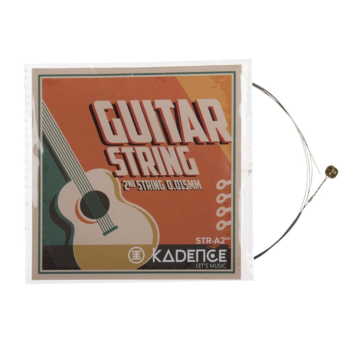 Kadence Guitar Strings and 10 picks Combo - First E string X 3nos, Second BStringX 1nos, Thrid G String X 1nos and 10 Anti slip 0.48mm Plectrums with hostile grip Brand: Kadence - Image 5