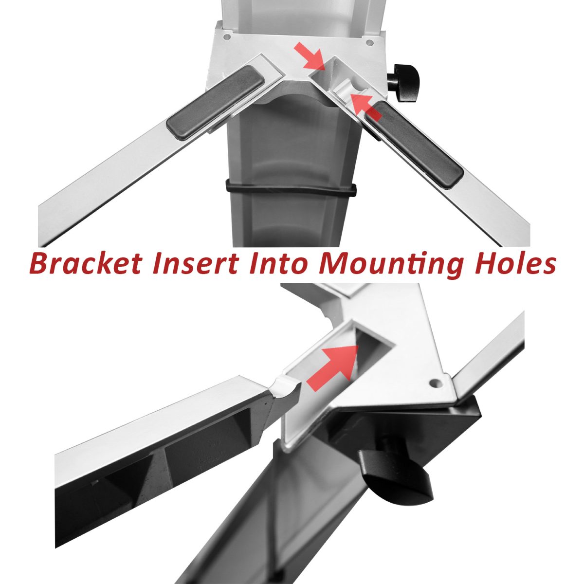 Kadence Tower Keyboard 2 tier Stand with i pad and mic stand along with carry bag suitable for Digital Turntable, DJ Audio Gear, Studio Synthesizers - Image 4