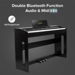 Kadence DP02WBK GEN25 Digital Piano | 88 Weighted Progressive Hammer Action Keys | Wooden Stand, Triple Pedal, Music Stand | French Dream Chip | 2025 Edition - Image 5