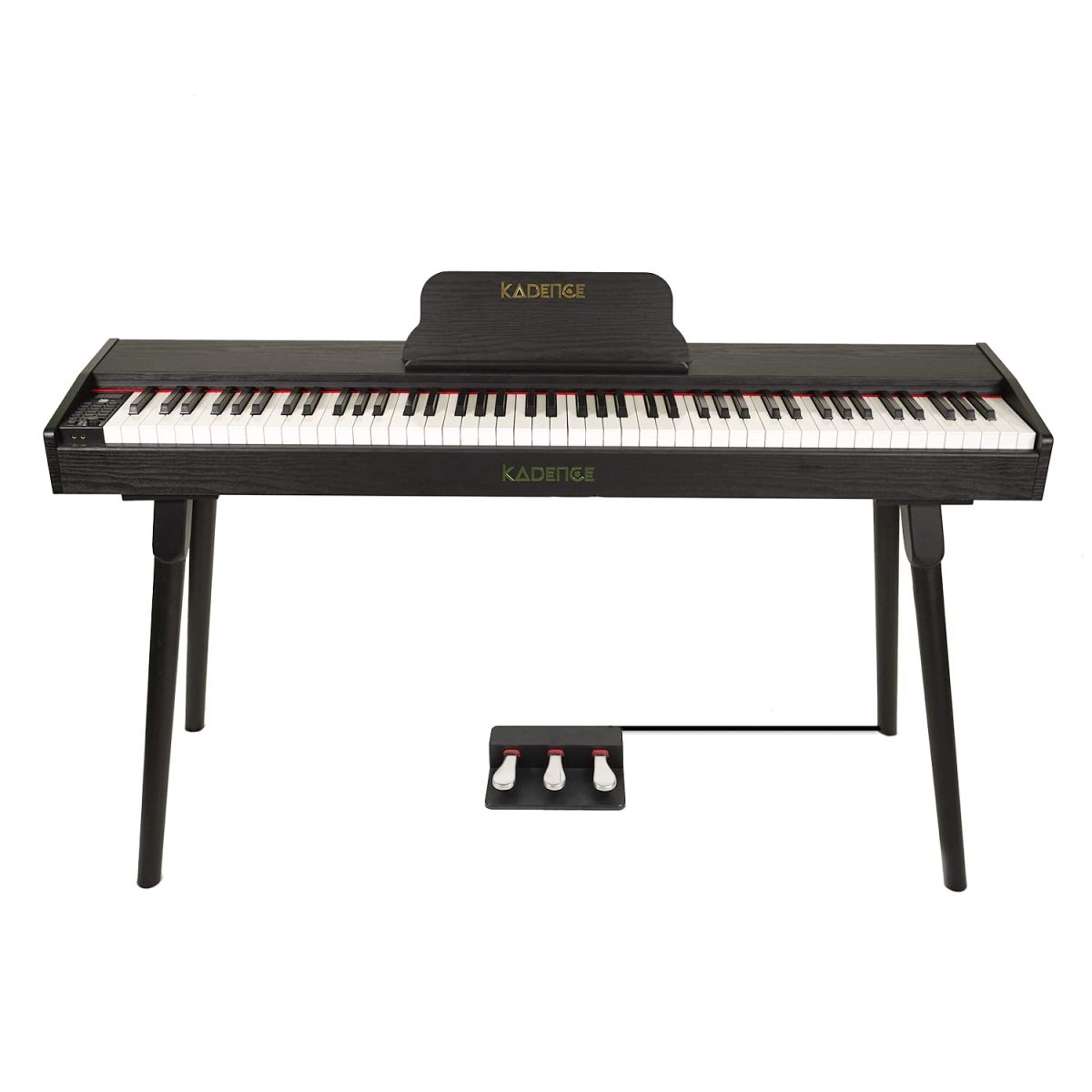 Kadence GEN25 Series | DP01 Hammer Action Weighted 88 Keys Portable Black Digital Piano with Wooden Stand. - Image 5