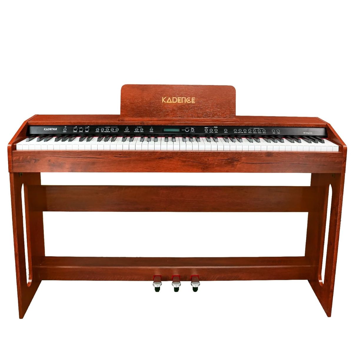 714qYgAhKrL._SL1500_ Kadence GEN25 Series | 88 Progressive Heavy Hammer Action Keys Portable Brown Wooden Digital Piano.(DP02) - Image 8