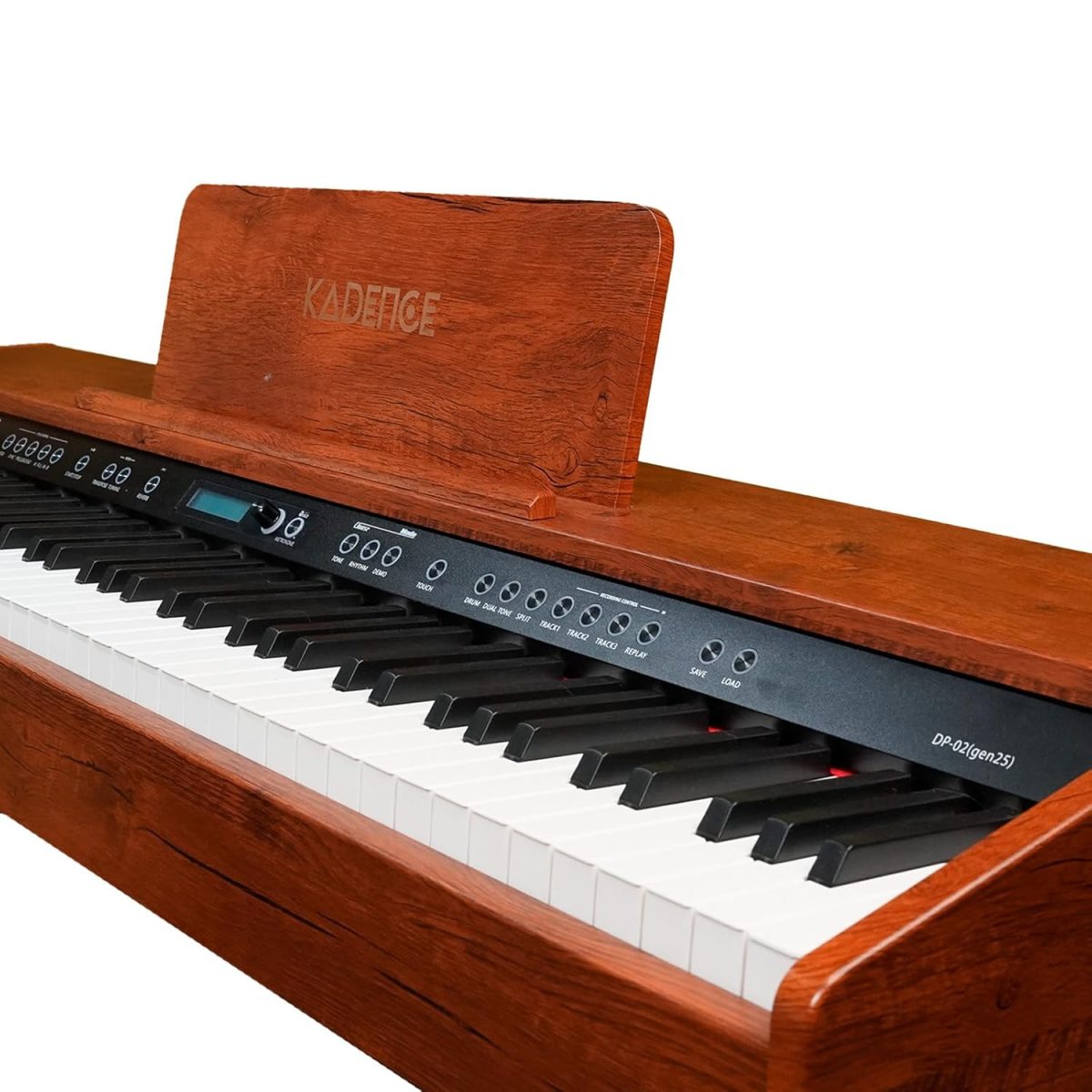 71fO+iqWkcL._SL1500_ Kadence GEN25 Series | 88 Progressive Heavy Hammer Action Keys Portable Brown Wooden Digital Piano.(DP02) - Image 5