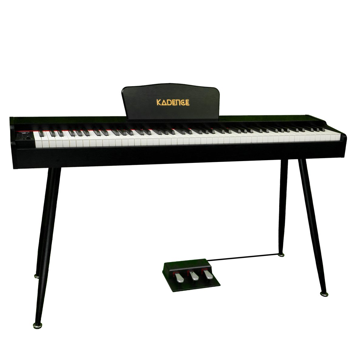 Kadence GEN25 Series | DP01 Hammer Action Weighted 88 Keys Portable Black Digital Piano with Wooden Stand. - Image 2