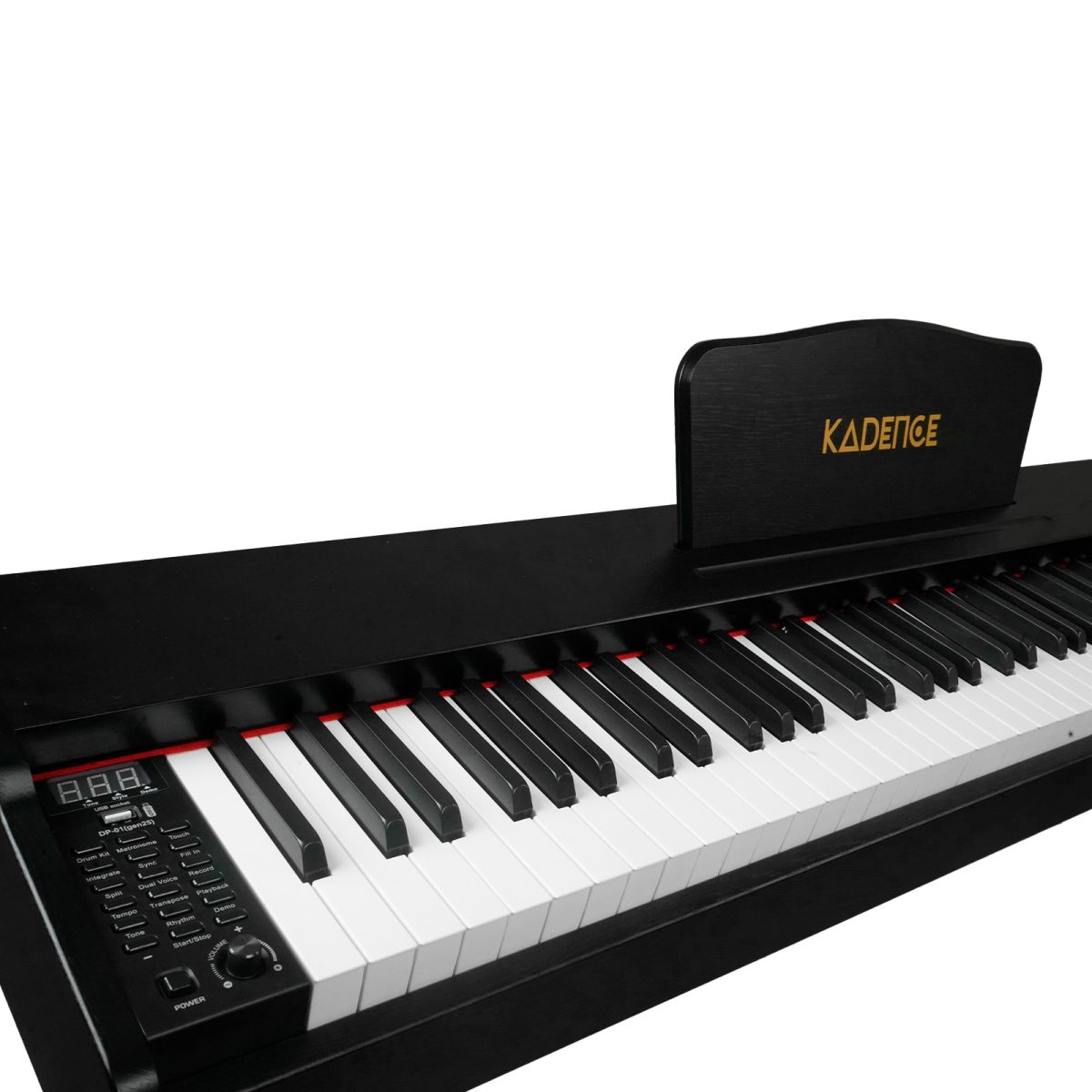 Kadence GEN25 Series | DP01 Hammer Action Weighted 88 Keys Portable Black Digital Piano with Wooden Stand. - Image 5