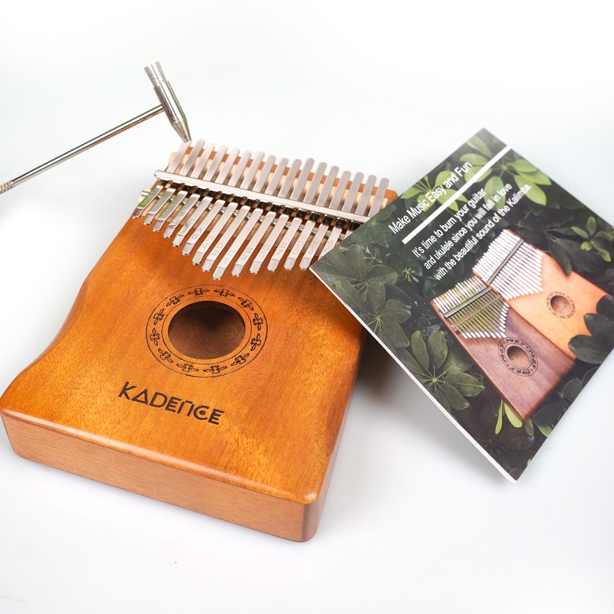 Kadence Kalimba 17 Keys Thumb Piano Easy to Learn Portable Musical Instrument with Tuning Hammer. (Marimba, Wood Finger Piano, kalimba) - Image 5