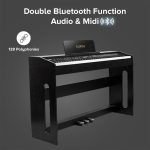 Kadence GEN25  Digital Piano (DP02)– 88 Weighted Hammer Action Keys, French Dream Chip, Black Wooden Stand, Triple Pedal, Music Stand & MIDI (2025 Edition) - Image 5