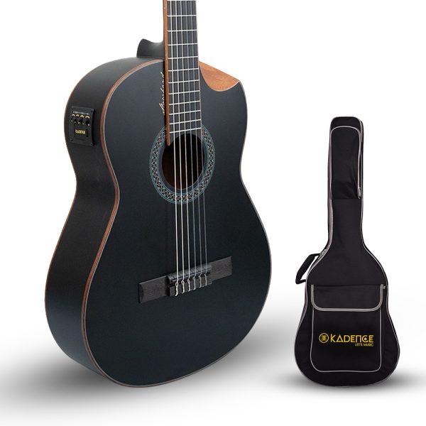 Kadence 39” Slowhand Classical Guitar Nylon Strings Acoustic Guitar with Truss Rod for Beginner Professional With Bag (KCL04)