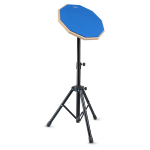 Kadence 12-Inch Practice Pad with Adjustable Stand | Realistic Snare Feel with Fine-Grain Rubber Surface | Angle & Height Adjustable Tripod Stand | Quiet Practice Drum Pad