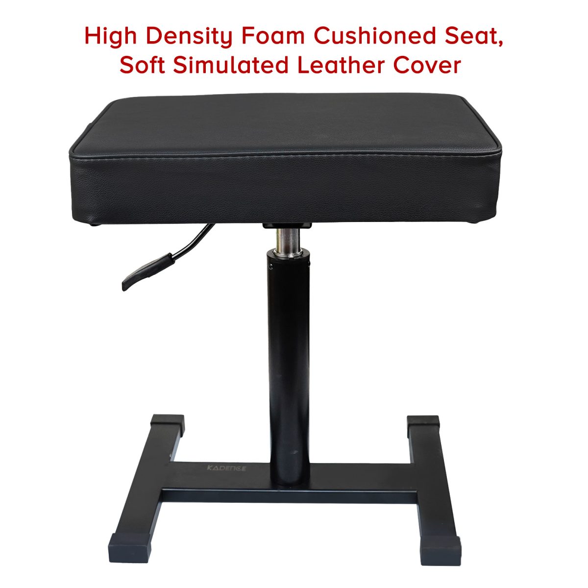 Kadence Hydraulic Adjustable Heavy-Duty Keyboard & Piano Bench with High-Density Cushioned Seat. - Image 2