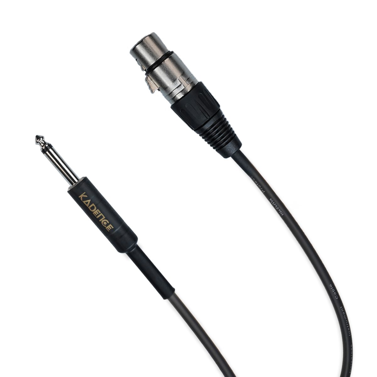 Kadence Mic Cable - Female XLR to Jack 6.35mm Microphone Cable -  Mic Cord for Dynamic Microphone - 10 FT/ 3 Meters - Image 3