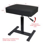 Kadence Hydraulic Adjustable Heavy-Duty Keyboard & Piano Bench with High-Density Cushioned Seat. - Image 5