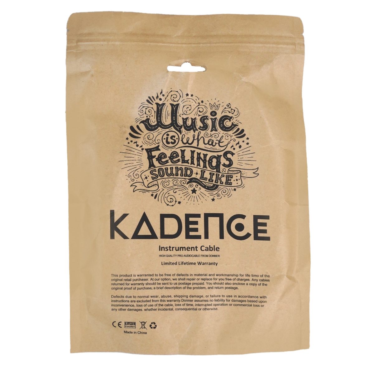 Kadence Mic Cable - Female XLR to Jack 6.35mm Microphone Cable -  Mic Cord for Dynamic Microphone -  16.4 FT/ 5 Meters - Image 6