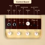 Kadence 15W Portable  Guitar Amplifier – Bluetooth, Built-in Battery, EQ Controls, Aux Input & Guitar/Bass Compatibility - Image 6