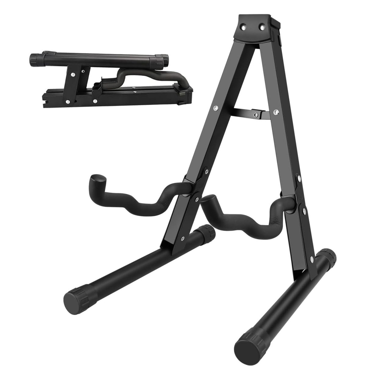 Kadence A-type foldable heavy duty guitar stand (KAD-GSTD-NK18F) - Image 2