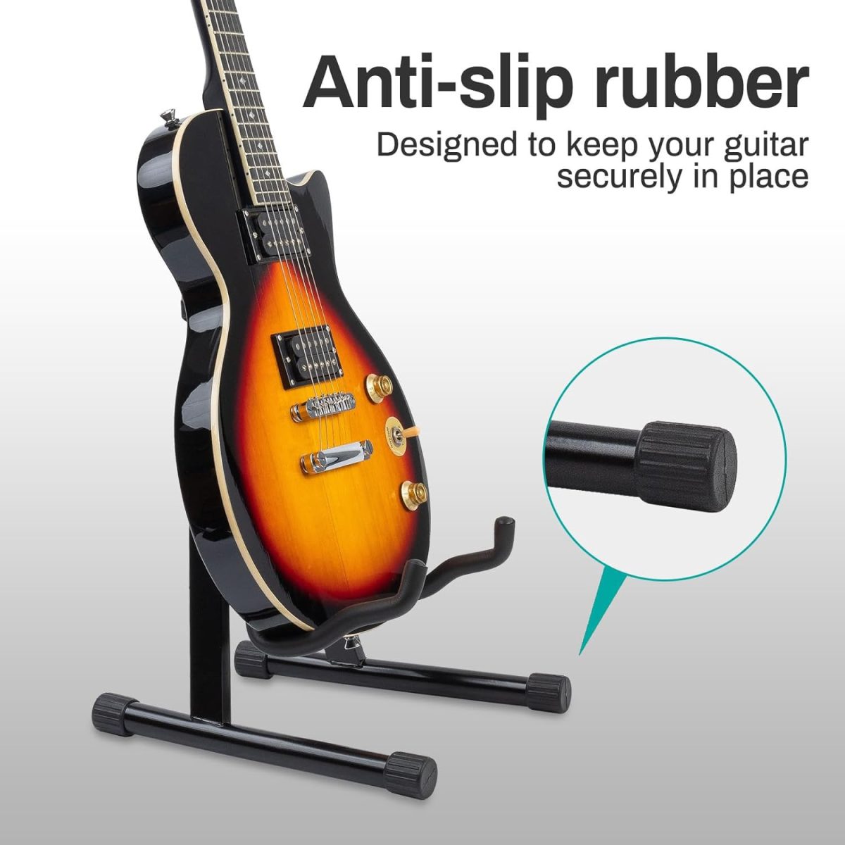 Kadence A-type foldable heavy duty guitar stand (KAD-GSTD-NK18F) - Image 6
