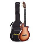 Kadence 39-inch Silent Classical Guitar with EQ and Padded Bag