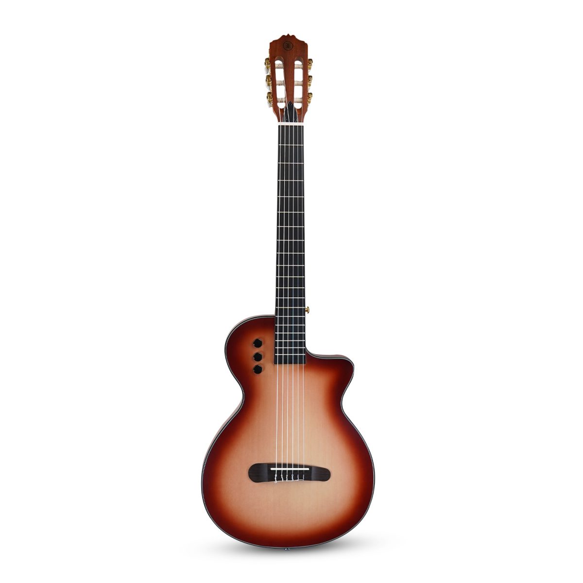 Kadence 39" Silent Electric Classical Guitar – Nylon Strings, EQ, Spruce Top, Travel-Friendly with Padded Bag - Image 2
