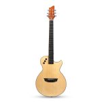 Kadence (KTB400) Acoustica 39″ Electro Acoustic Guitar | Slim Body Cutaway Travel Guitar| Spruce Wood | Comes with Heavy padded Bag | Built-In Pickup + EQ - Image 3