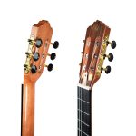 Kadence KCLTBCS400 Acoustica 39” Classical Electro Acoustic Guitar | Slim Body Cutaway Travel Guitar | Quilted Okoume Wood | Comes with Heavy Padded Bag | Built-In Pickup + EQ - Image 7