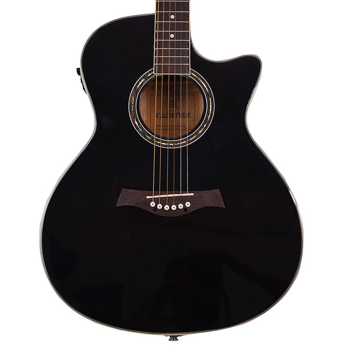 Acoustica Series | 40" Acoustic Guitar – Spruce Top, Mahogany Back & Sides, with Bag + a Free Guitar Online Learning Course (AGE01B) - Image 3