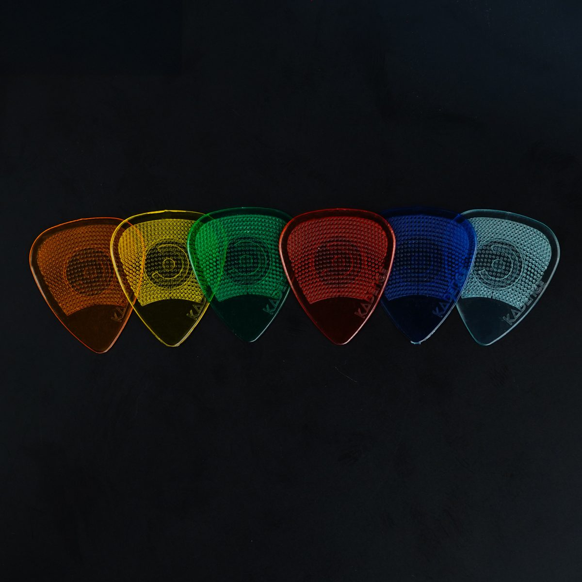 Kadence Guitar Picks – 10 Pcs Assorted (0.48 to 0.99mm) with Anti-Slip Grip & Mixed Colors - Image 2