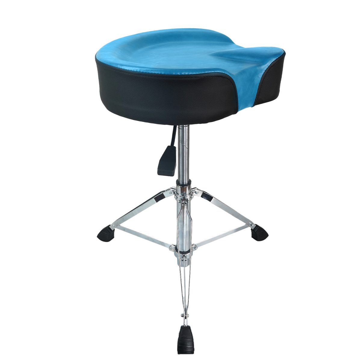 Artboard 2 (7) Kadence Hydraulic Drum Throne – Adjustable Drum Seat with Padded Cushion & Tripod Base | Heavy-Duty Motorcycle-Style Stool for Studio & Stage - Image 2