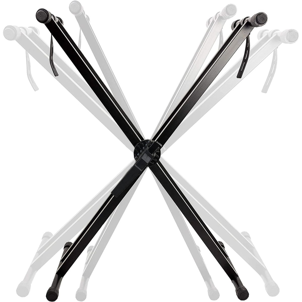 Kadence NK64 Heavy-Duty Keyboard Stand – Double-X, Pre-Assembled, Infinitely Adjustable with Locking Straps (Black, 3kg) - Image 4