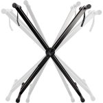 Kadence NK64 Heavy-Duty Keyboard Stand – Double-X, Pre-Assembled, Infinitely Adjustable with Locking Straps (Black, 3kg) - Image 4