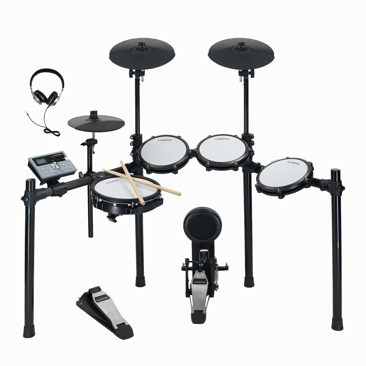 A 8 Piece Professional Electronic Drum Set