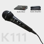 Kadence K111 Dynamic Microphone – 10ft (3m) Cable, On/Off Switch, Cardioid, 6.3mm Jack - Image 3