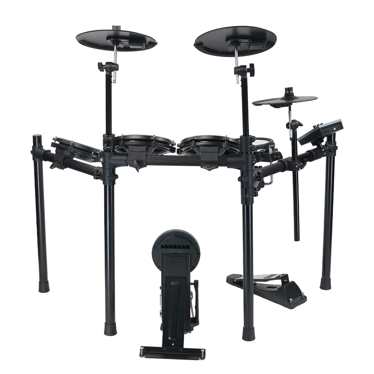 Kadence Gen 2025 – 8-Piece Professional Electronic Drum Set with Mesh Pads, Cymbals, Drum Module, Pedal, Headphones & Sticks (MD200S) - Image 5