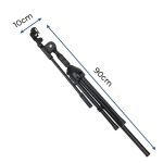 Kadence Heavy-Duty Microphone Stand with Boom Arm – Adjustable Tripod Base (2.7kg) for Studio, Stage & Podcast - Image 5
