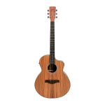 Kadence Electric Acoustic Guitar A05EQN (Zebra Wood) - Semi Acoustic Guitar, Inbuilt Tuner, Capo, Strings, Picks, Strap, Cable and Padded bag - Electro Guitars for Beginners & Professionals - Image 2