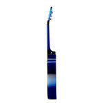Medellin 38” Acoustic Guitar with (free learning course) Matt finish with Picks(Blue) - Image 6