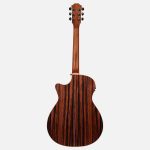 Kadence Acoustica 40" Acoustic Solid Top Guitar matt finish, Cut-away design with Fishman EQ with Bag (Black Wood) - Image 3