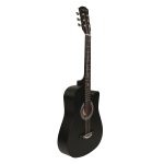 Medellin 38” Acoustic Guitar with (free learning course), Matt finish, Picks (Black) - Image 6