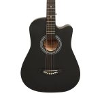 Medellin 38” Acoustic Guitar with (free learning course), Matt finish, Picks (Black) - Image 7
