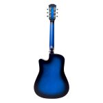 Medellin 38” Acoustic Guitar with (free learning course) Matt finish with Picks(Blue) - Image 3