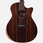 Kadence Acoustica 40" Acoustic Solid Top Guitar matt finish, Cut-away design with Fishman EQ with Bag (Black Wood) - Image 5