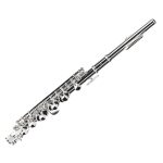 Kadence Piccolo, Key of C Piccolo Flute, with Hard Case, Cleaning Rod, Cloth, Swab and Gloves, 2-Piece, Nickel Plated Piccolo,(KPCLO-SL) - Image 4